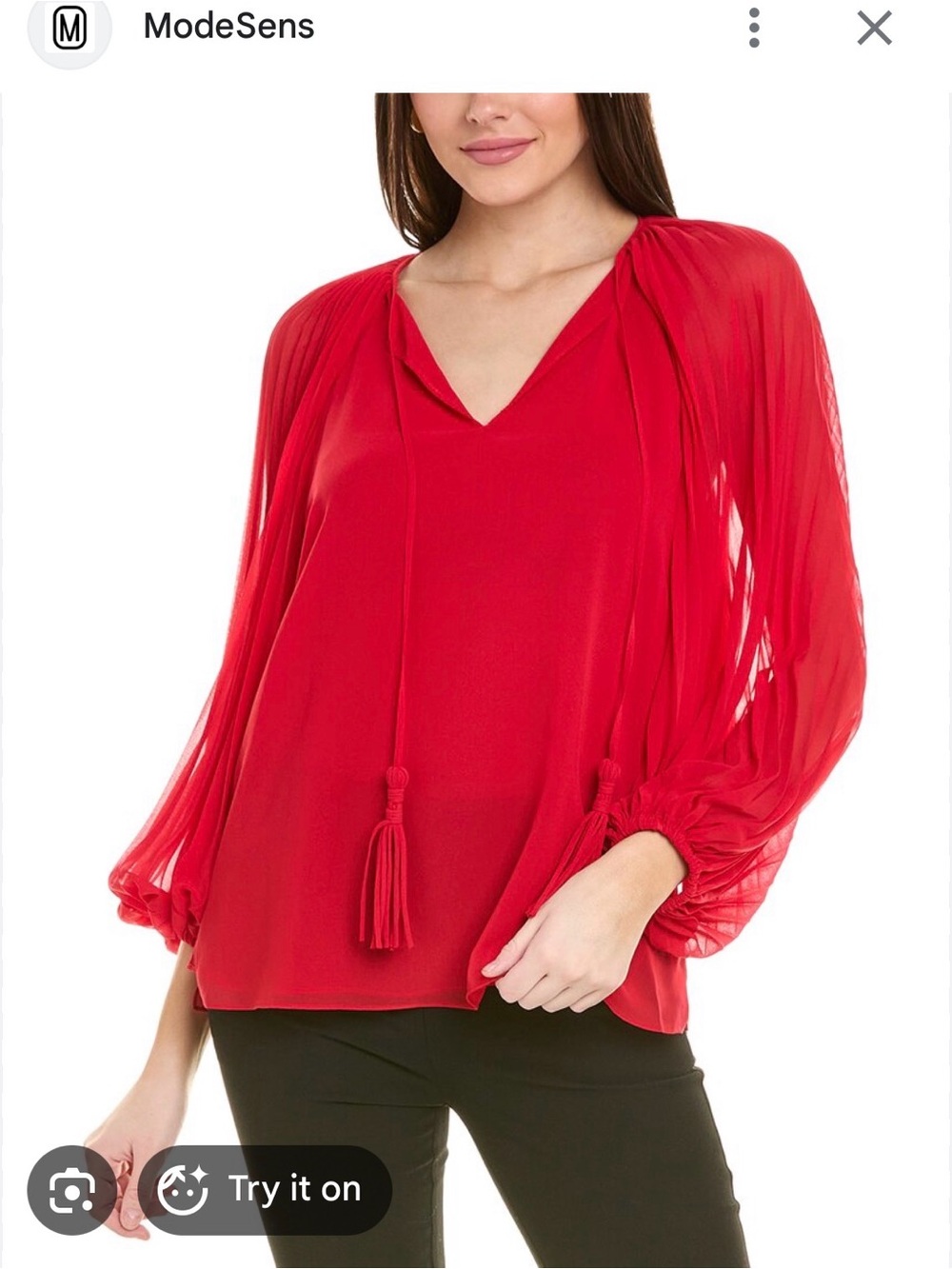 Ungaro Cameron Chiffon Blouse